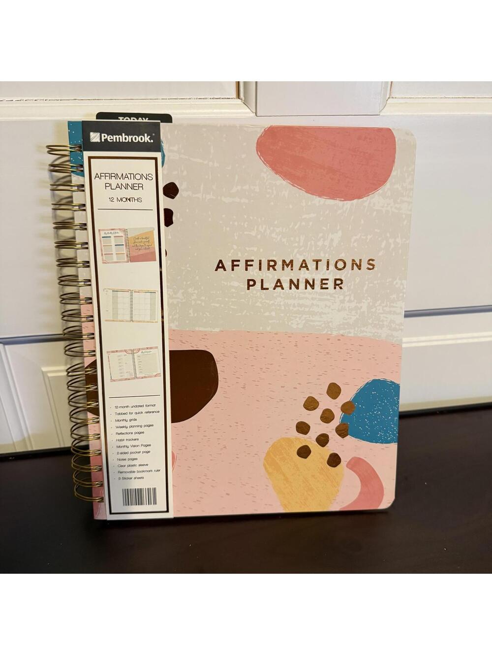 Pembrook Affirmations Planner - 12 Months, Undated Aldi  Book